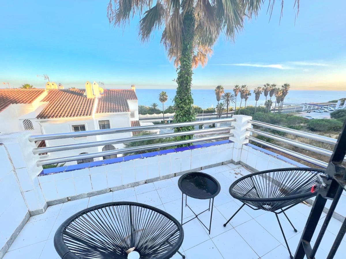 Fabulous Vacation In A 2 Bedroom Townhouse With 2 Terraces Overlooking The Sea, Suitable For 6 People 3 Swimming Pools Tennis And 200 Mts From The Sea El Faro Экстерьер фото