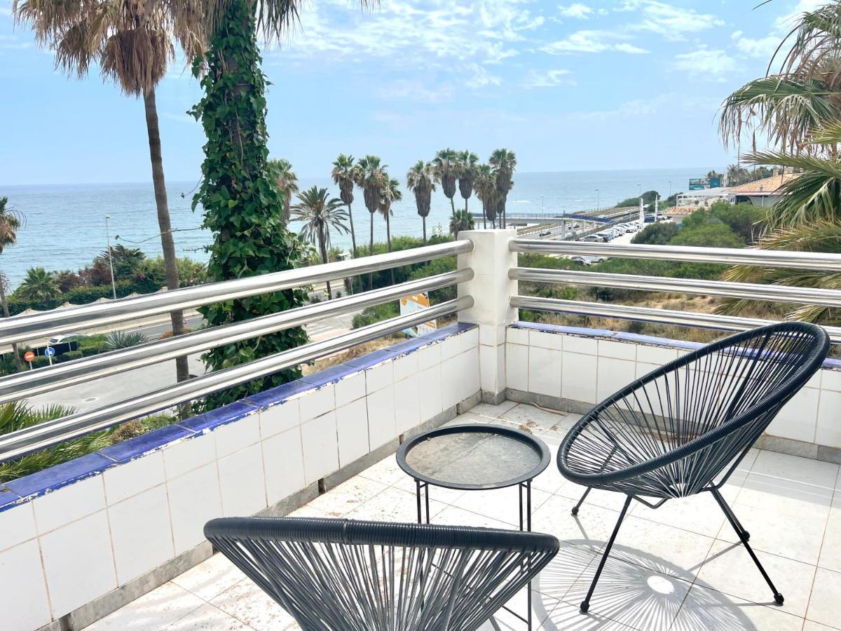 Fabulous Vacation In A 2 Bedroom Townhouse With 2 Terraces Overlooking The Sea, Suitable For 6 People 3 Swimming Pools Tennis And 200 Mts From The Sea El Faro Экстерьер фото